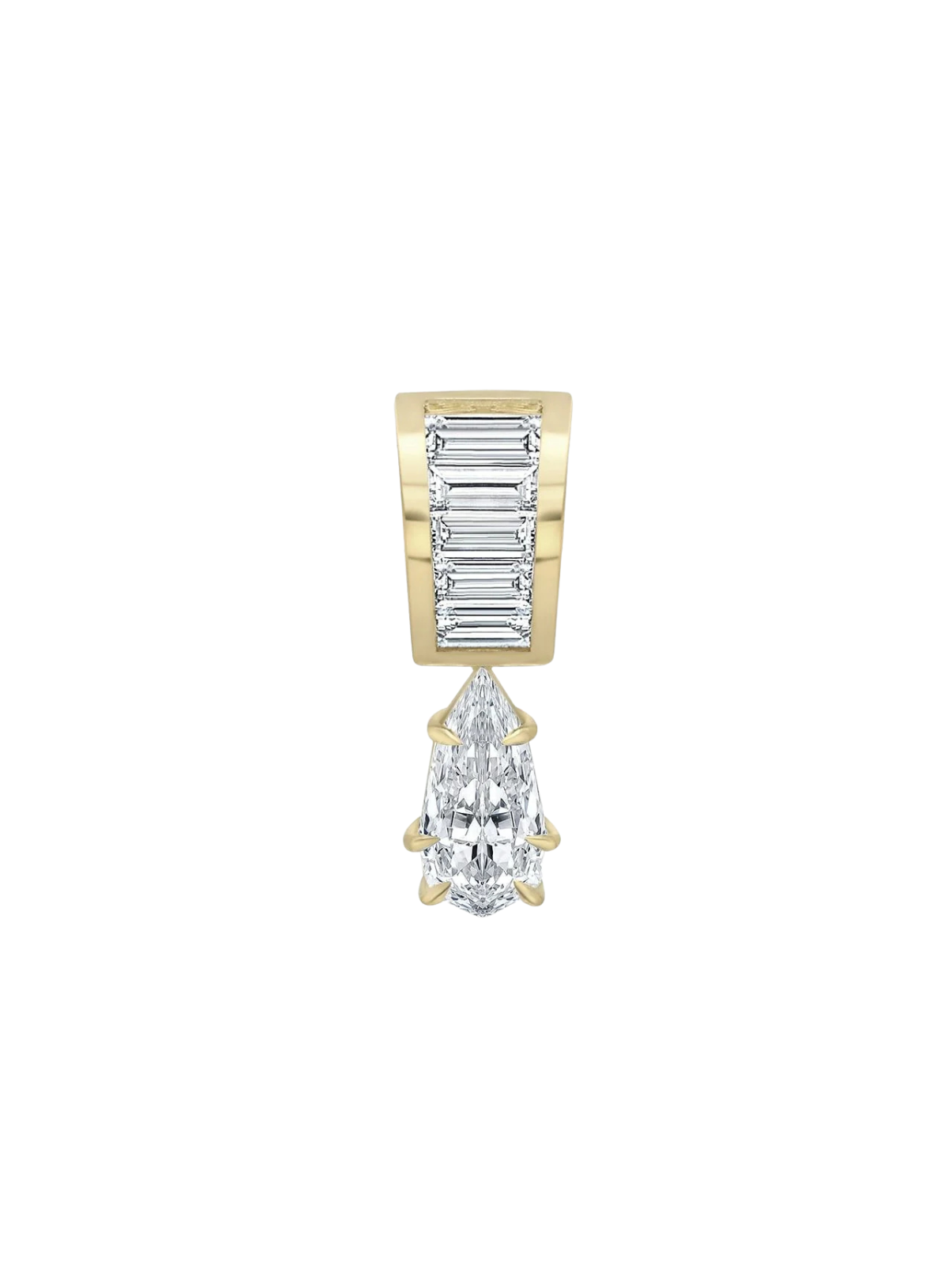 Rêve Step Pear & Baguettes Clasp