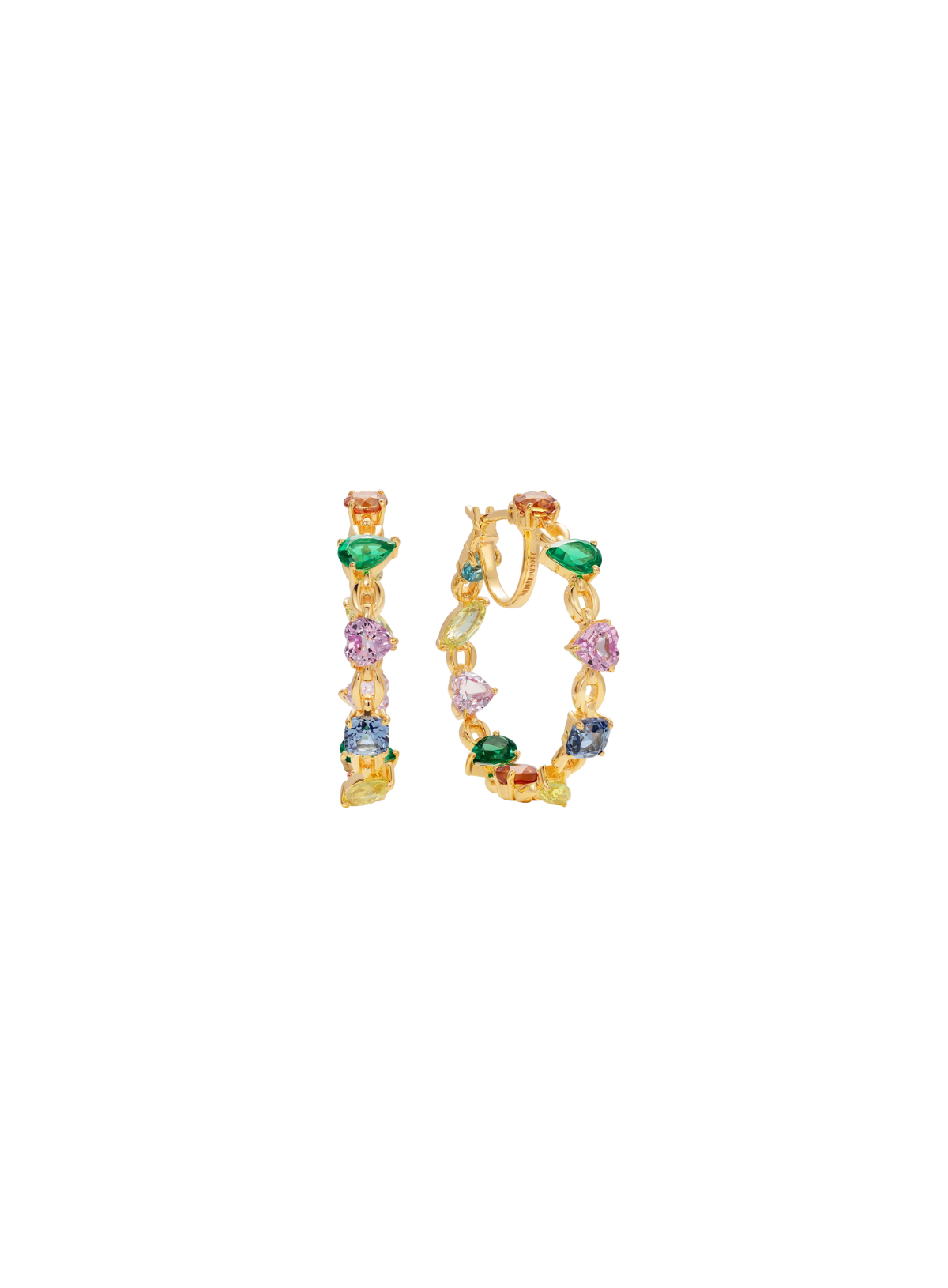 Catena Rainbow Hoop Earrings