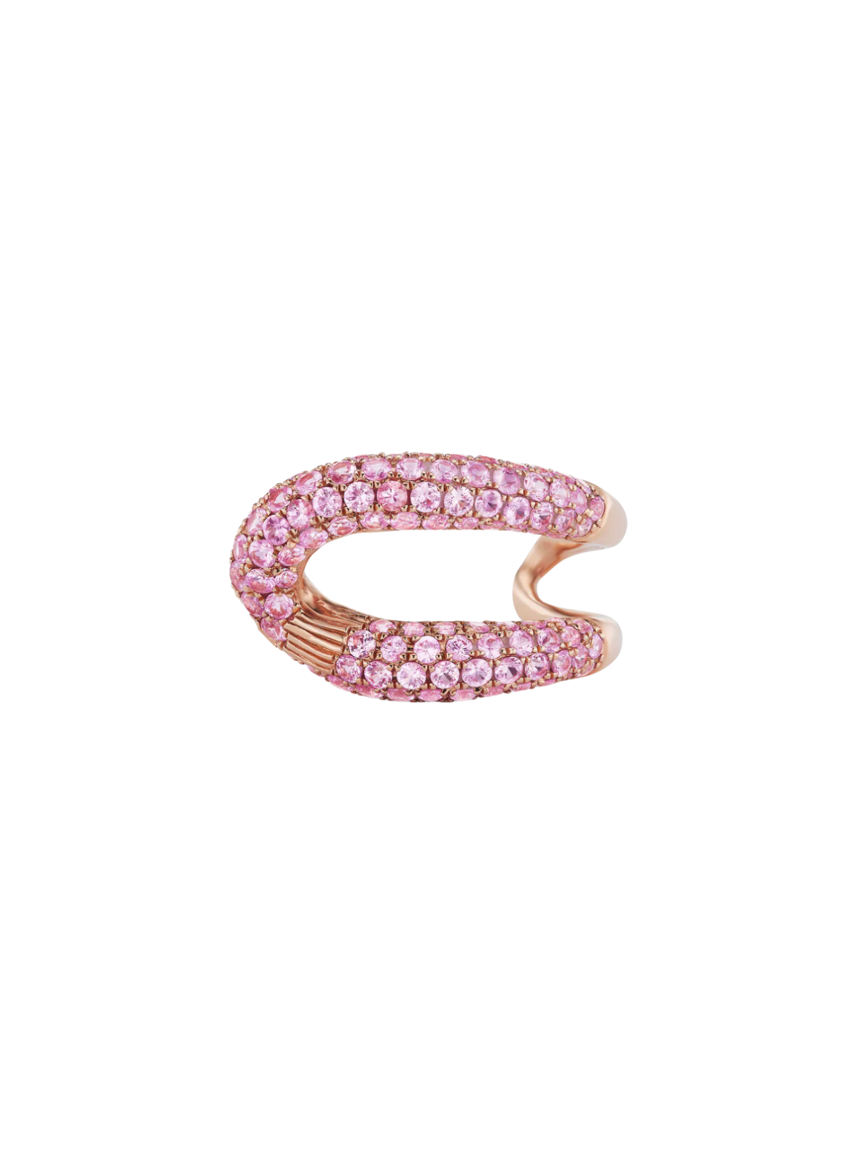 Intertwin Ring Amethyst & Pink Sapphire