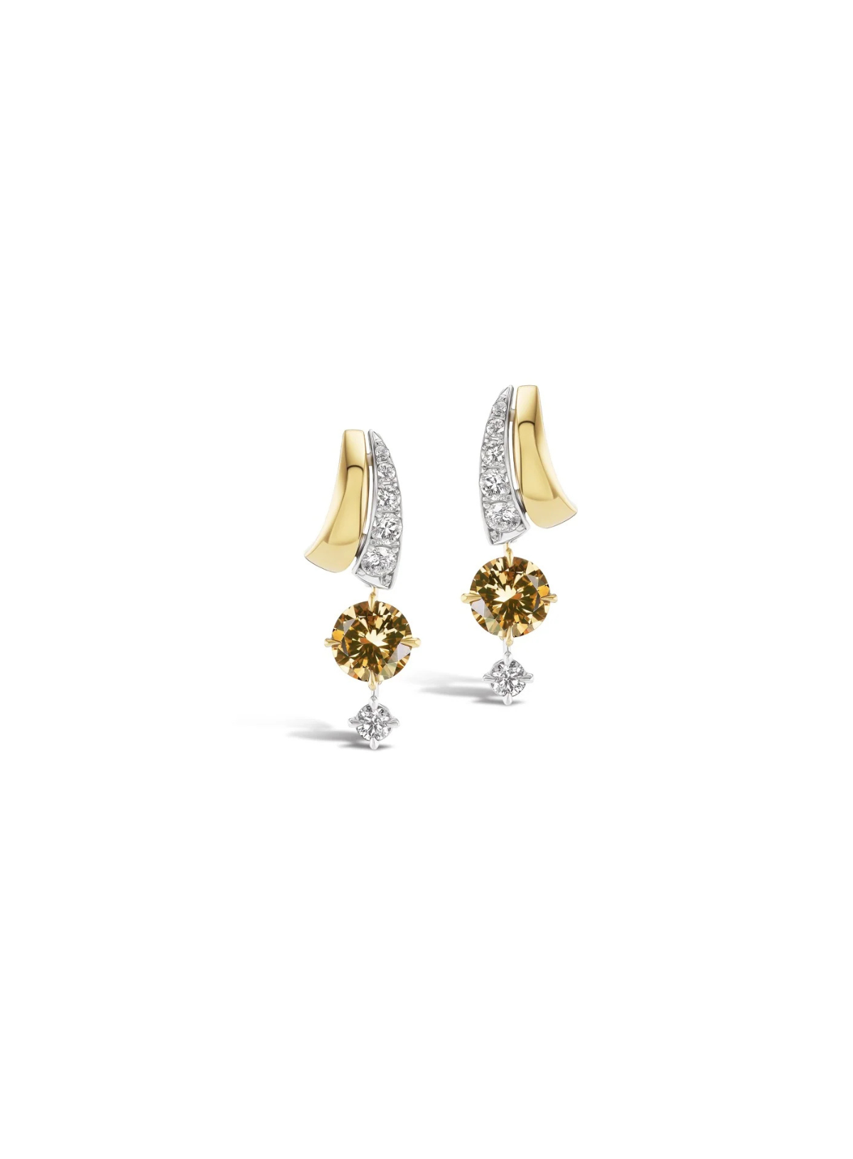 Brown Diamond Mira Earrings