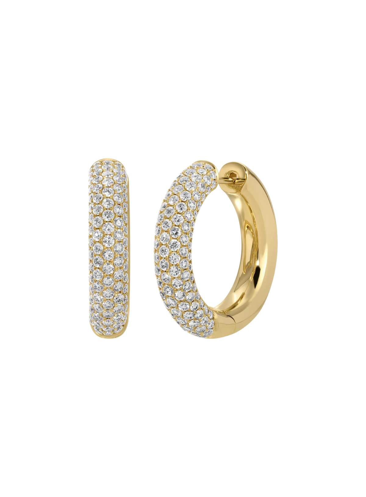 Diamond Cosmo Hoop Earrings