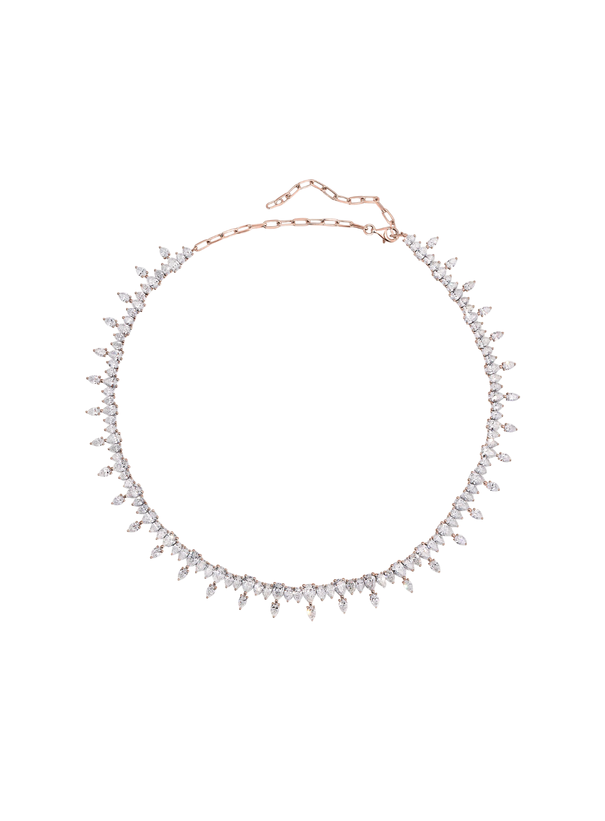 Atlas Pear Diamond Choker