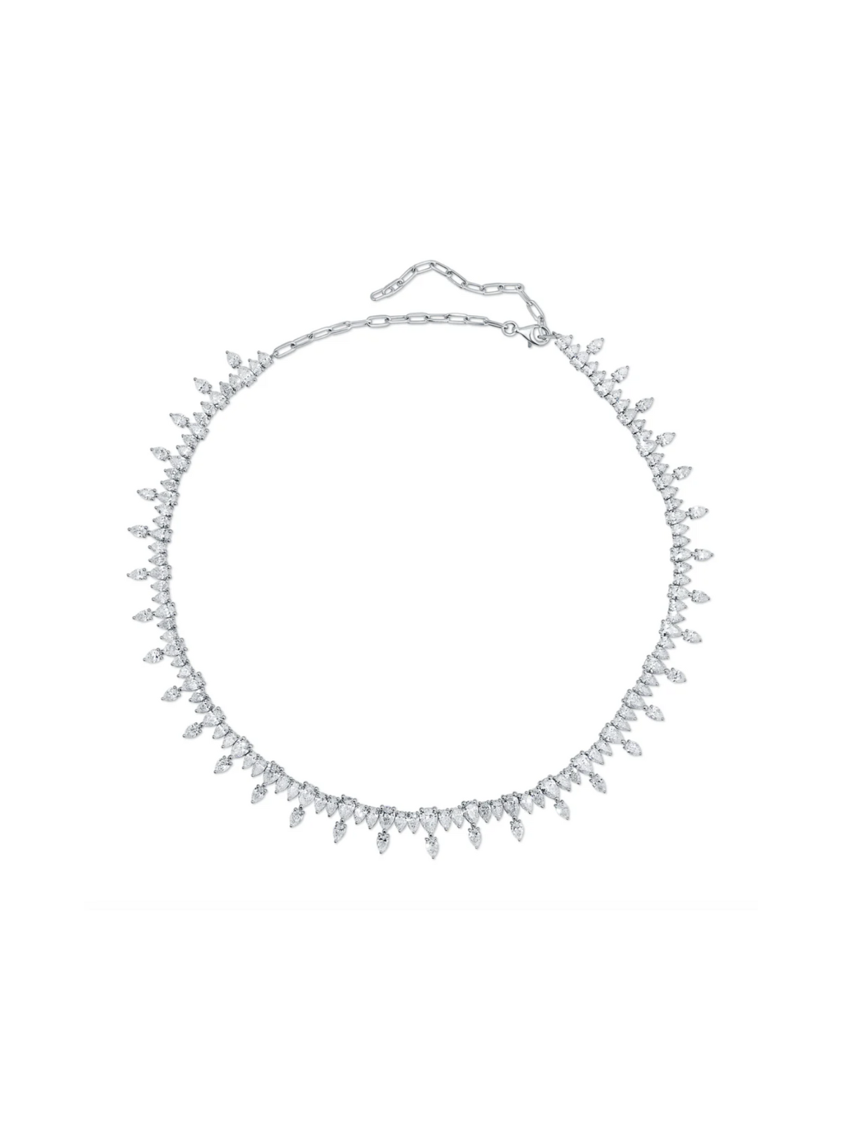 Atlas Pear Diamond Choker