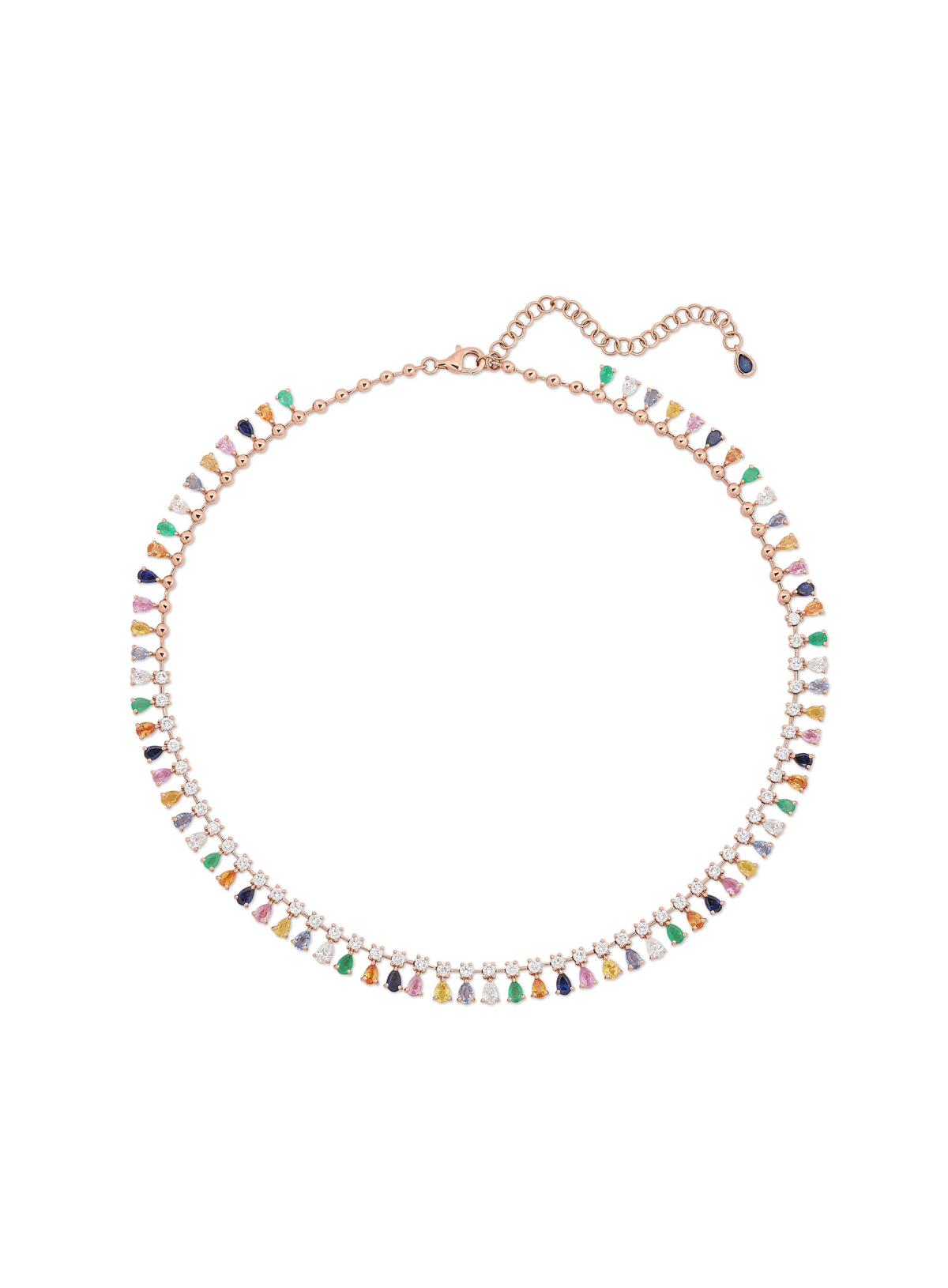 Diamond & Gemstone Shaker Choker