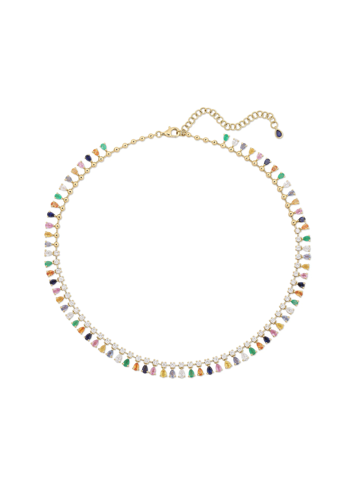 Diamond & Gemstone Shaker Choker