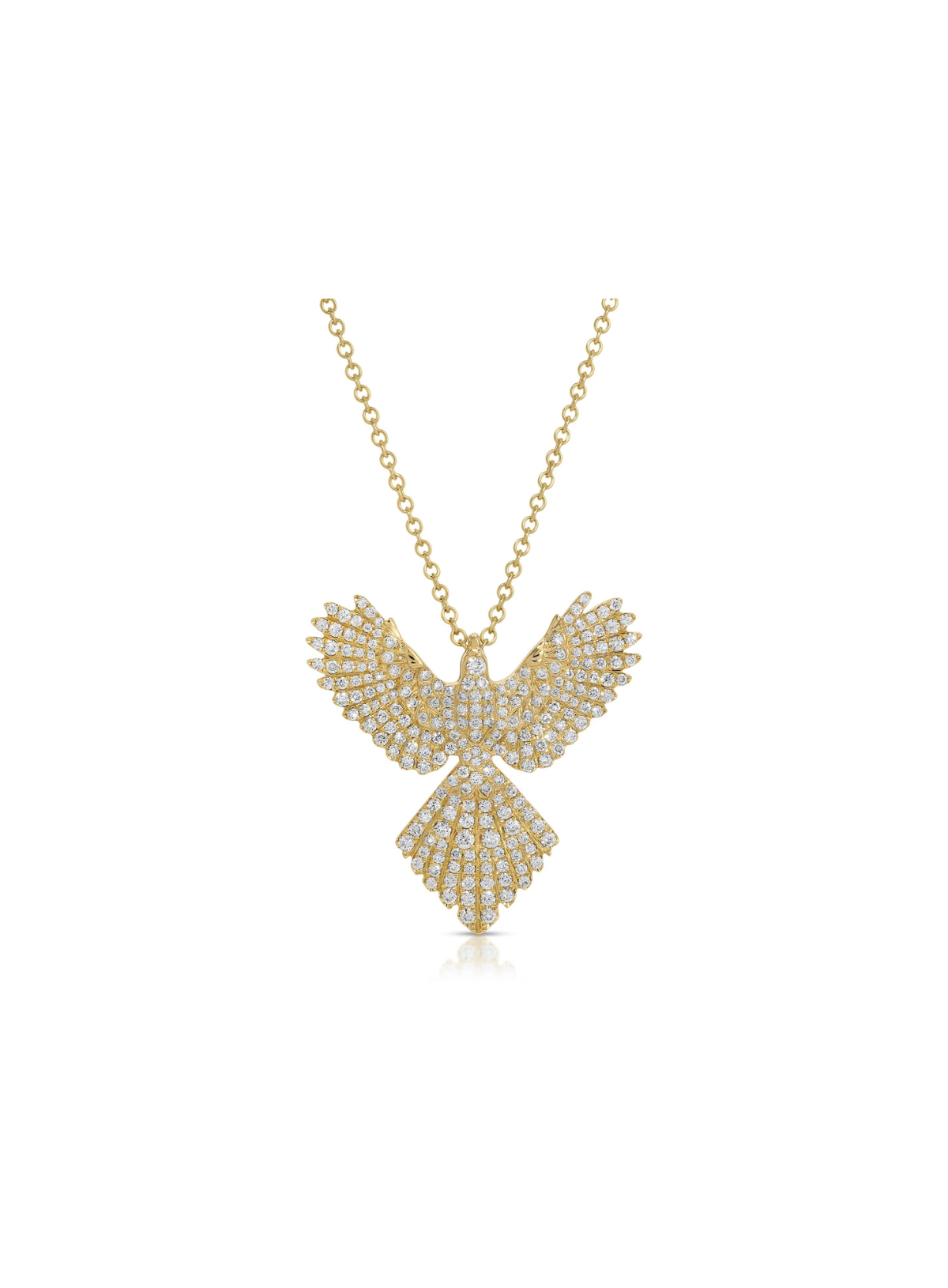 Diamond Phoenix Pendant