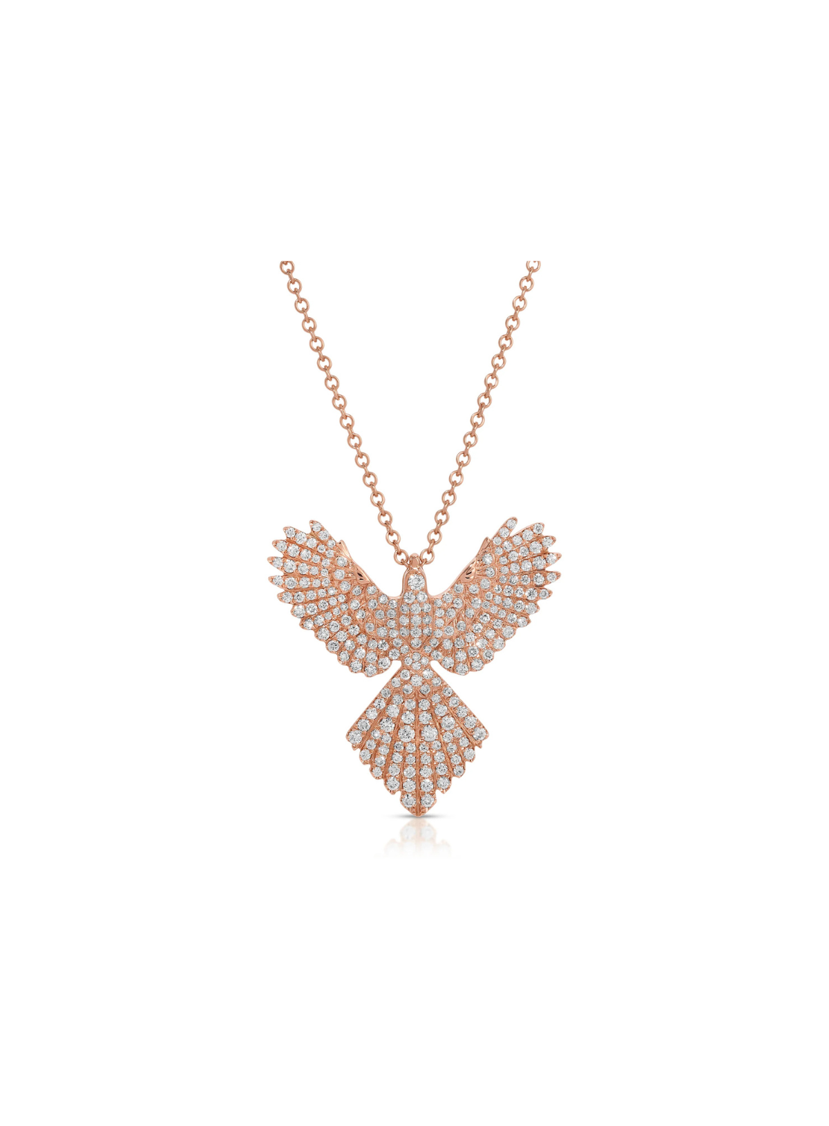 Diamond Phoenix Pendant
