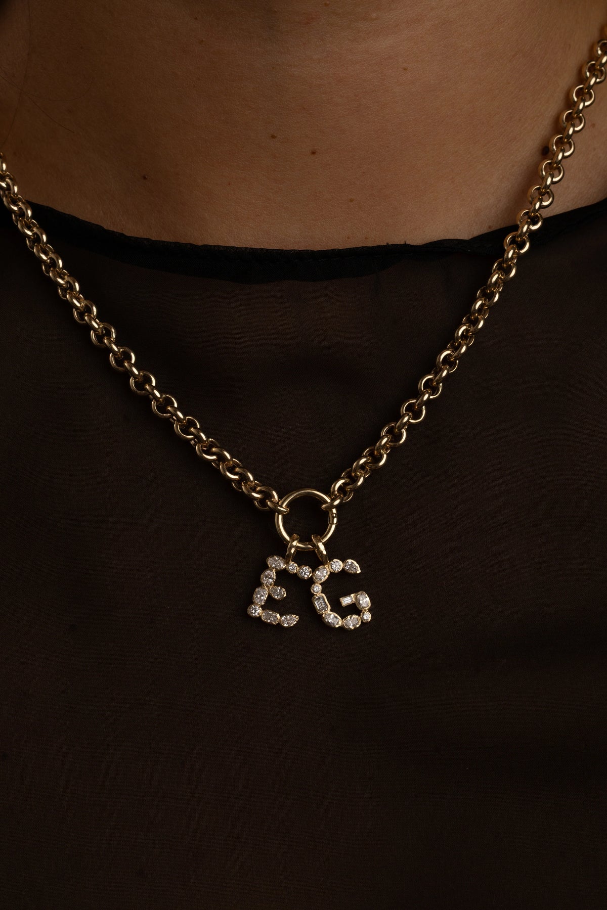 Classic Golden Hour Letter in Diamond