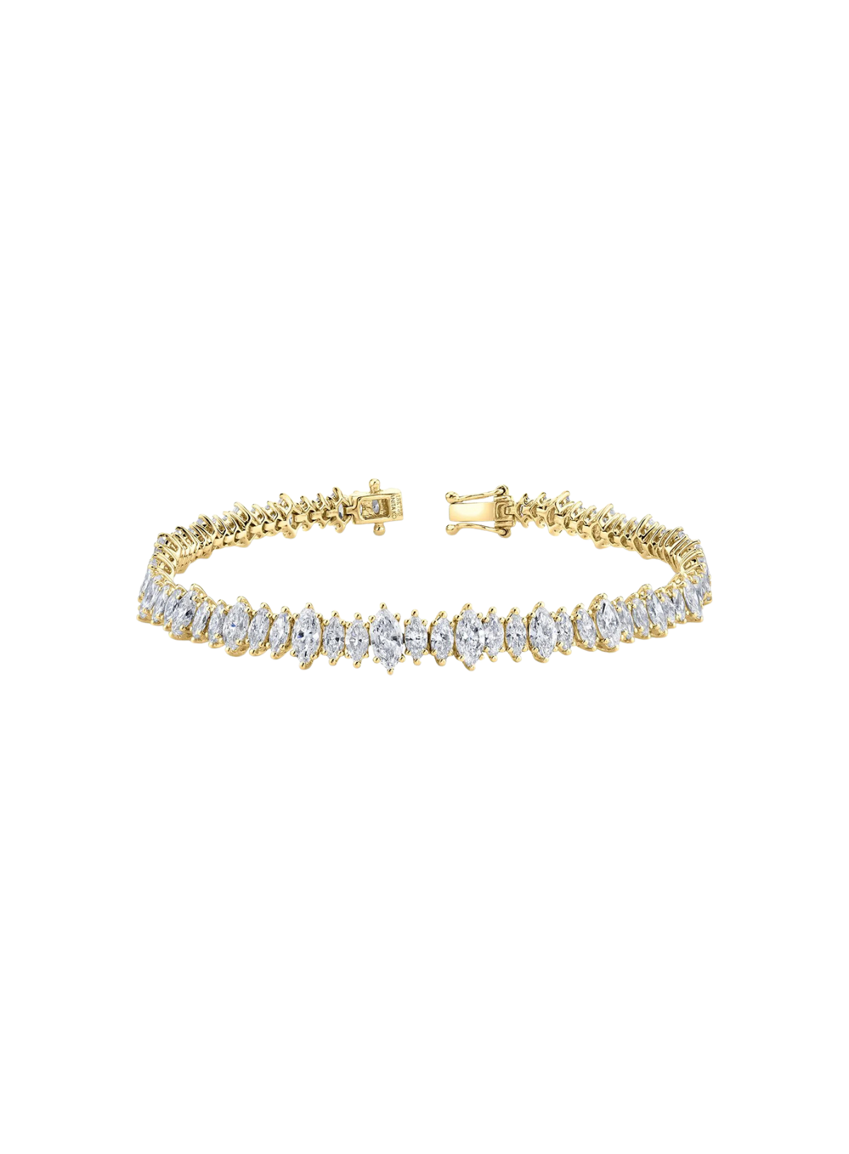 Marquise Diamond Tennis Bracelet