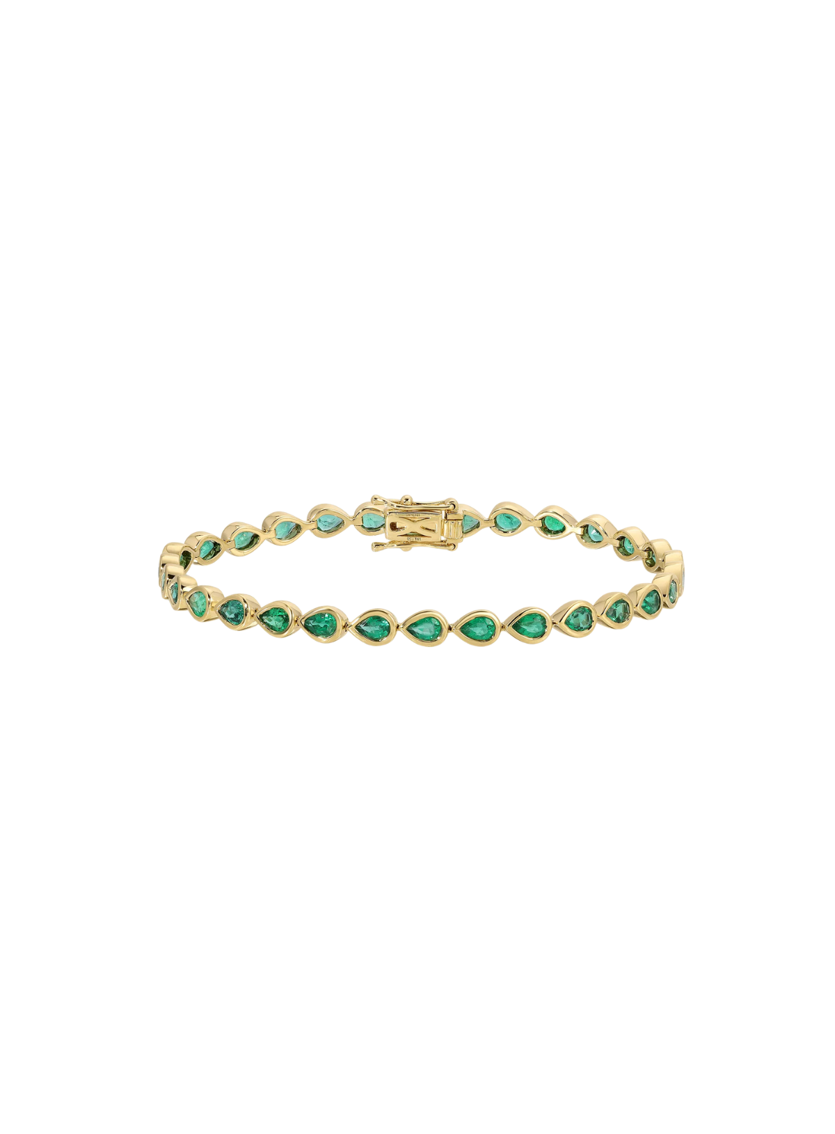 Ophelia Round Colombian Emerald Bracelet