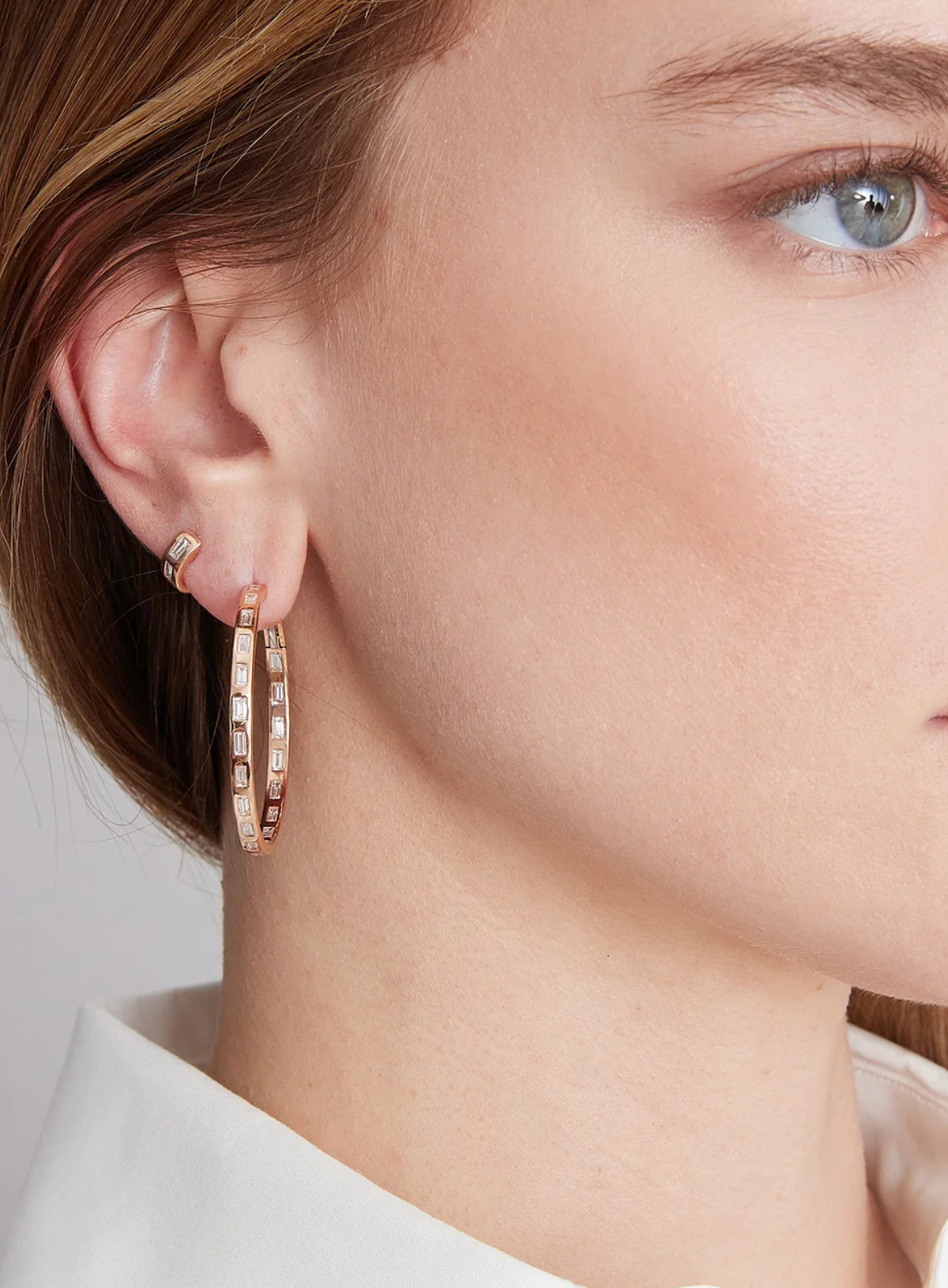 Ottoline Round Hoop Earring
