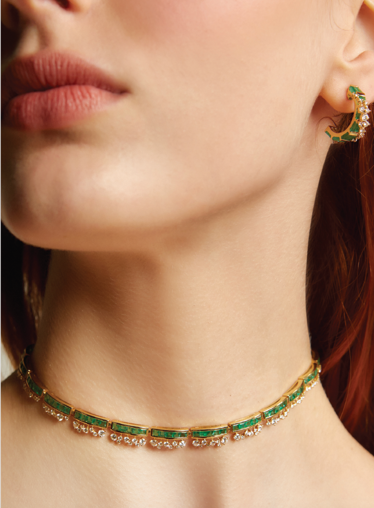 Scatter Petit Regal Choker (Yellow Gold)