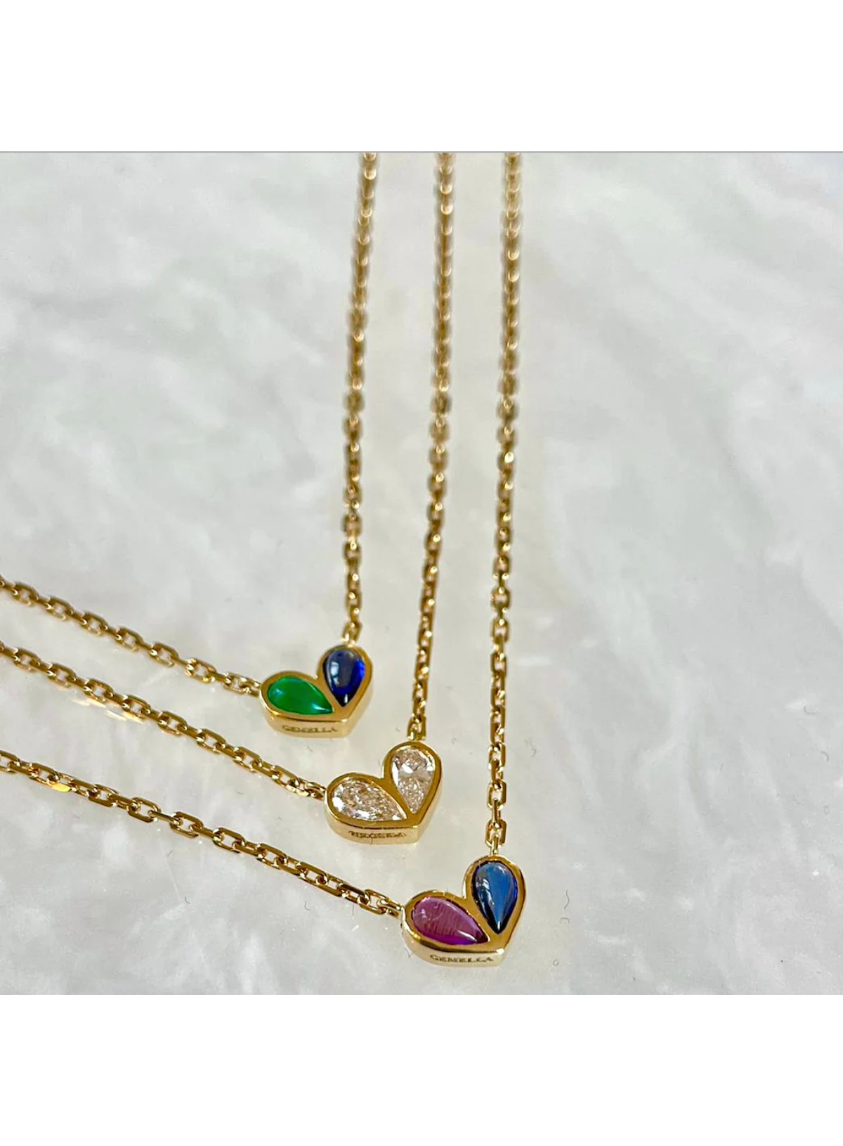 Sweetheart Necklace Diamond & Diamond