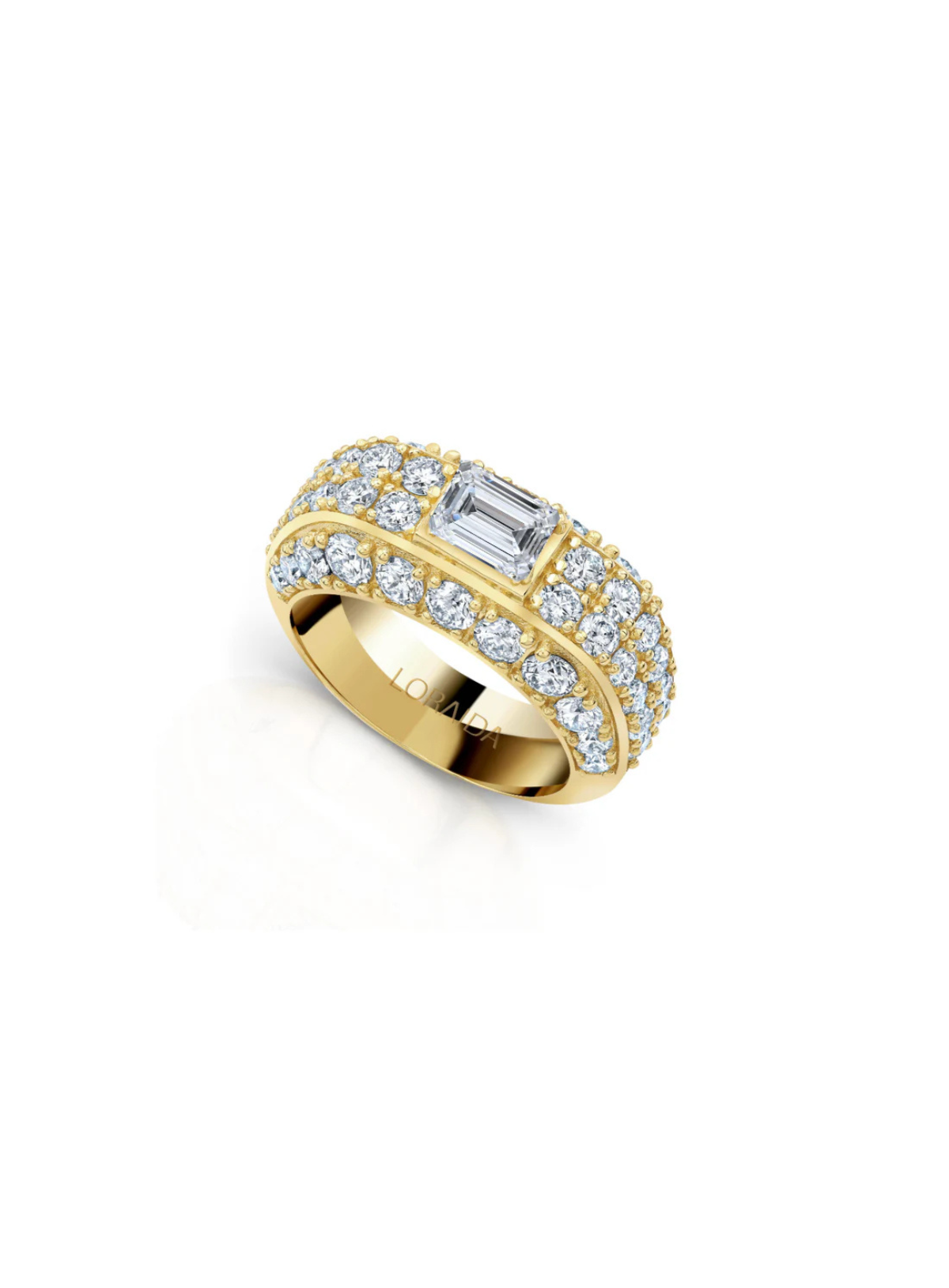 Vortex Champagne Diamond Ring