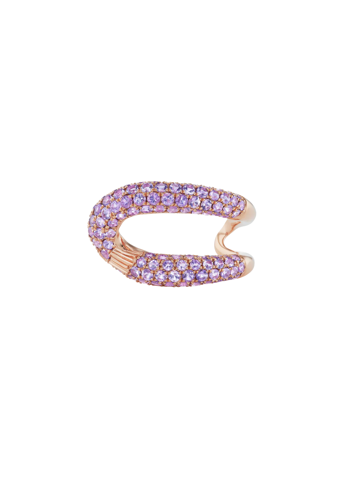 Intertwin Ring Amethyst & Pink Sapphire